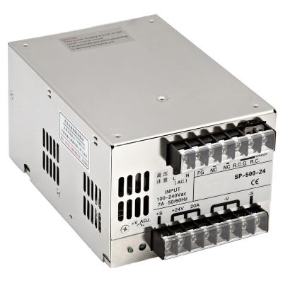 China SP-500-48 Single Output Switching power supply with PFC function 480W 48V 10A for sale