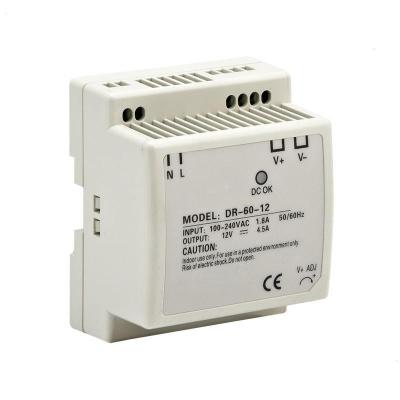 China DR-60-5 single output DIN rail power supply 32.5W 5V 6.5A for sale