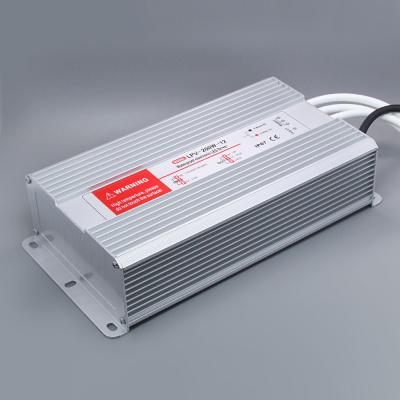 China 200W 24V 8.3A Single output IP67 waterproof power supply LPV-200-24 electronic LED driver for sale