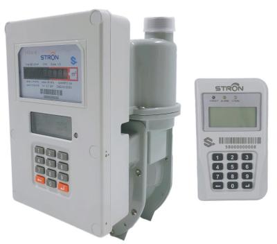 Chine Compteur à gaz du débit faible ISO9001, compteur à gaz G2.5 intelligent à vendre