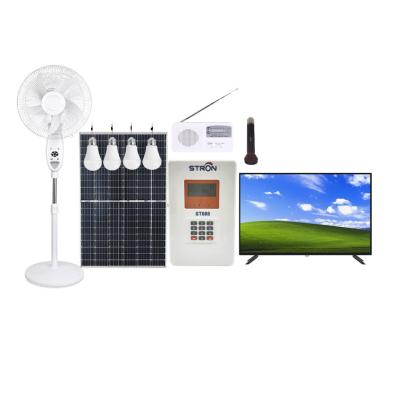 China Solarhauptsystem 80W Paygo, Solarenergie-System des Ausgangs6a zu verkaufen