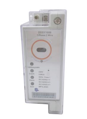 China STS 10V/M Smart Prepaid Electricity Meter , 5A Household Electricity Meter for sale