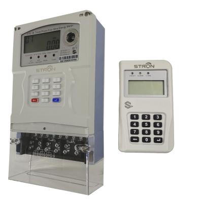 China ISO14001 Three Phase 60Hz Smart Prepaid Electricity Meter With CIU for sale