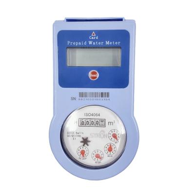 China IP68 IC-het Watermeter Muti Jet Dry Dial Register Construction van de Kaartvooruitbetaling Te koop