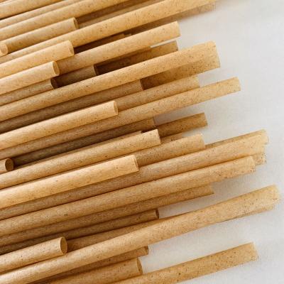 China Disposable Sugar Cane Straw with 100% Compostable Natural Material for sale