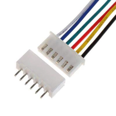 China 2.54MM Electronic Terminal 2 Terminal 1007 Cable Customized Wiring for sale