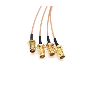 China Home Appliance Nickel Ipex To 1.13 SMA Female Pigtail Waterproof RF Cable RF Connectors for sale