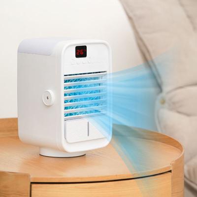 China With Spray Water Cooling Fan Fan Personal Air Conditioner With Humidifier Mini Air Cooler Desktop Table for sale