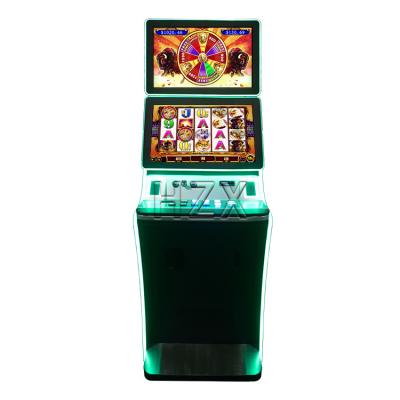 China Stable Hardware Double Screen Slot Machines Buffalo Jackpot Video Slot Game Cabinet Coin Operated for sale