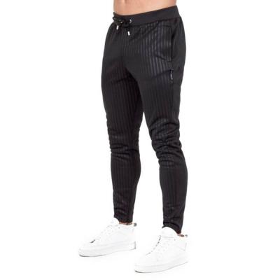 China Wholesale Anti-UV Cool Dry Skinny Stripes Active Wear Sports Pants For Men for sale