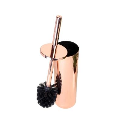 China New Viable Color Design Bathroom Toilet Cleaning Brusher Stainless Steel Toilet Brush Holder for sale