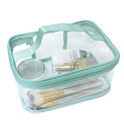 China Clear Waterproof PVC Travel Organizer Bag Cosmetic Makeup Bag for sale