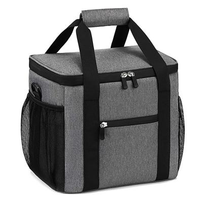 China Newest Portable Waterproof Insulated Lunch Cooler Bag with Handles and Shoulder Straps for Hiking Picnic Camping for sale