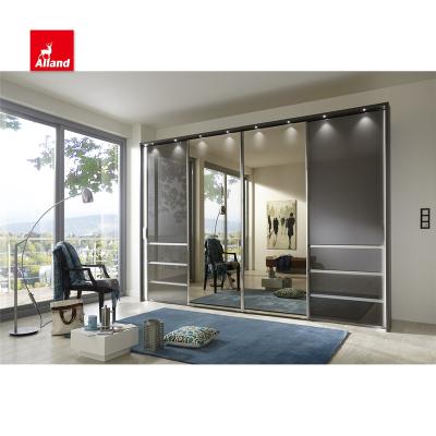 China Best selling products of Allandcabinets style modern style wardrobes acrylic high gloss finish cabinets for sale