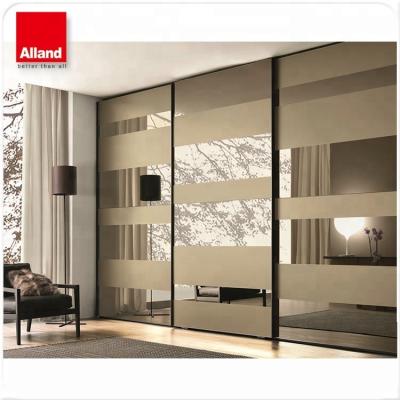 China Modern Glass Sliding Doors Bedroom Furniture 3 Bedroom Furniture Modern Sliding Door Wardrobe for sale