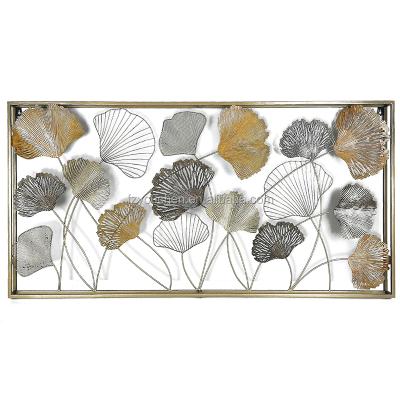 China 100% Handmade Modern Living Room Wall Decor Metal Sheet Wall Hanging Wall Decorations for sale