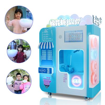 China Factory direct MG320 pink commercial gas commercial children's street cotton floss candy vending machine for sale