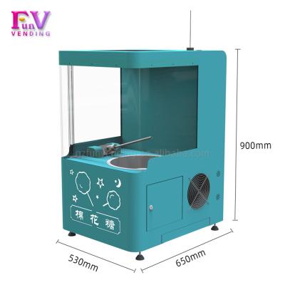 China Factory T71 Commercial Supply Mini Commercial Semi Automatic Making Silk Cotton Candy Vending Machine For Sale for sale