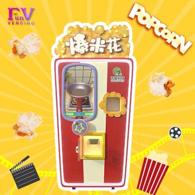 China Wholesale Commercial Supply High Quality Commercial Automatic Caramel Making Electric Popcorn Vending Machine for sale