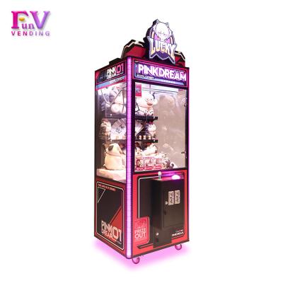 China New Custom Metals+Glass Coin Gift Game Parts Grabbertoy Guangzhou Funvending Grabber Precursor Rose Claw Dream Machine For Game Room for sale