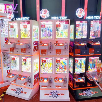 China Metals+Glass Arcade Games Beautiful Claw Crane Doll Machine Mini Toy Claw Machine 4players Guangzhou Funvending Lovely For Bowling Alleys for sale