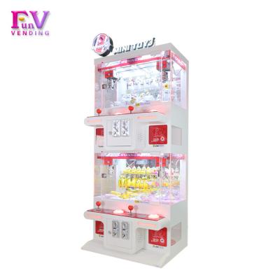 China Custom Metals+Glass High Profit Crane Game Toys Claw Vending Machine Claw Machine Arcade For Sale Bubble Tea Shop for sale