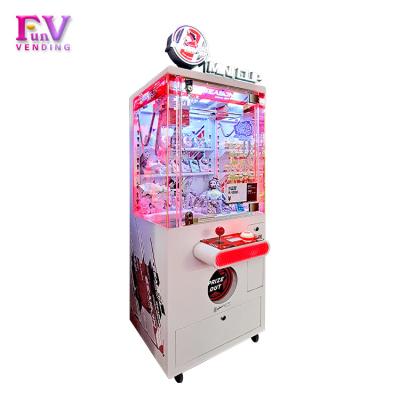 China Metals+Glass Players ChineseGame Art Claw Machine 1 MINI Game Crane Kit Guangzhou Funvending with funfair factory price for sale