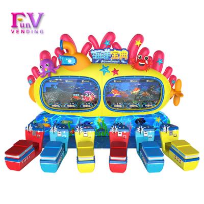 China Good Price OCEAN BOOKS Kids Fish Game Machine Arcade Rollover Protection Device Ticket Lottery Dispenser For Sale L406*W248*H268CM for sale