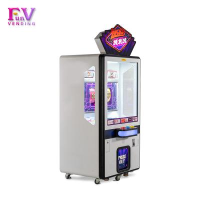 China Indoor Lucky Metals+Glass 666 Draw Coin Saving Machine For Amusement for sale