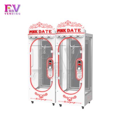 China Hot Pink Crane Game Machine Doll Park Popular Professional Date Machine Metal+acrylic+plastic crazy claw machine for family entertainment for sale