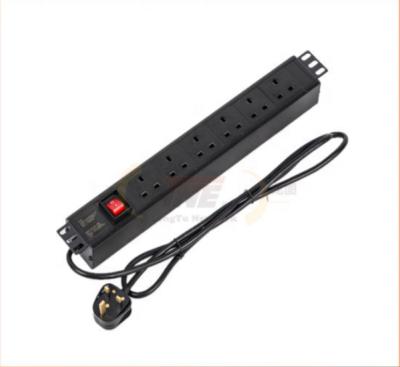 China Aluminum Alloy Power Distribution Unit For Network Cabinet (UK Type) for sale