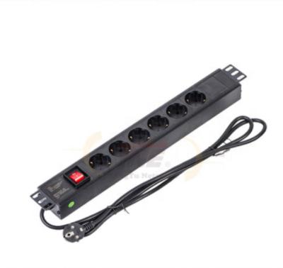 China Aluminum Alloy Power Distribution Unit for Network Cabinet (Germany Type) for sale