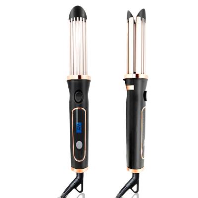 China New Function Cold Air Hair Styling Tools Heatless Cold Air 2 In 1 Magic Hair Curler Straightener With Private Label 1 Inch Ceramic Flat Iron for sale