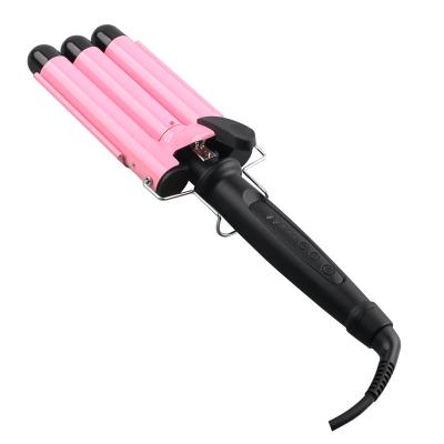 China LED Digital Display Ceramic Coating High Quality Hair Magic Wand Hair Curling Iron Adjustable Temperature Automatic Hair Curler Set for sale