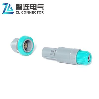 China Push Pull Medical Connector Two Keys 60Degree 8pin 9pin Automotive Plastic Self Locking P Series Connectors for sale