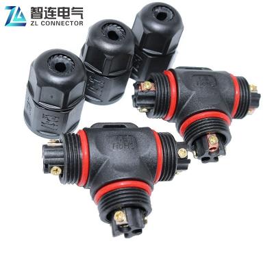 China Automotive L20 Screw Waterproof Three Way Type T Connector for sale