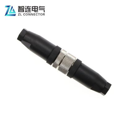 China AUTOMATIVE M12 series circular brass electrical wire cable connector 8pin assembly m12 plastic connector for sale