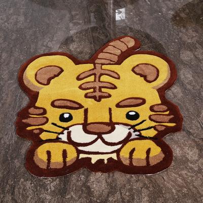 China Modern Handmade Tufted Lion Carpet Drop Shipping New Design New Shape Carpet Hot Sale Cover for sale