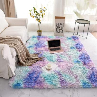 China Luxury Fluffy Blanket Custom Shape Washable Rug Shaggy Cheap Rug Room Prices Rug For Bedroom Living Room for sale