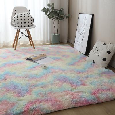 China Home Living Room Shaggy Carpet Fashion Soft Modern Fluffy Washable Floor Blankets And Covers for sale