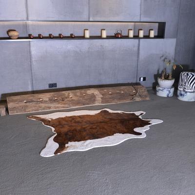 China Wholesale Eco-friendly.anti-slip.water-proof China Manufacturing Shaggy Carpets Faux Cowhide Blanket For Living Room High Quality Faux Fur Blanket for sale