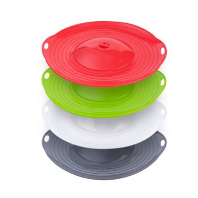 China USSE Safe Amazon FOOD Viable BPA Free Cooking Tools Flower Spill Stopper Silicone Pan Cover for sale