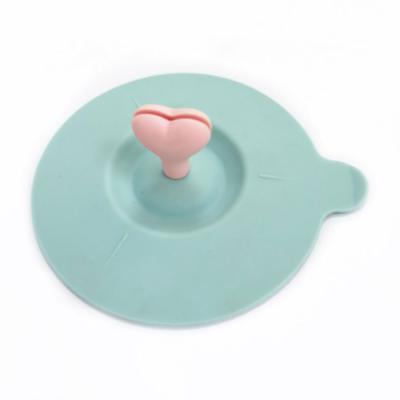 China Viable Food Grade Cartoon Silicone Cup Lid Silicone Coffee Cup Lid for sale