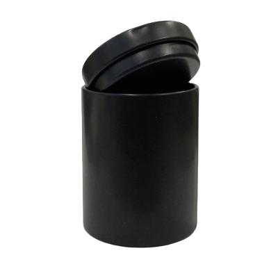 China 10G Hot Selling Mini Food Metal Tea Spice Coffee Storage Box Airtight Black Tin Can for sale