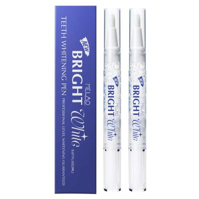 China Private Label 2pcs/set Daily Home Teeth Whitening Pen Tooth Cleaning Bleaching Brush Pens Portable White Luminous Dental Tool Oral Care for sale