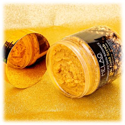 China Private Label Exfoliator Exfoliating Whitening Collagen Bodyscrub Body Scrub 24K Gold For Face Body for sale