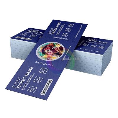 China paper & Custom Cardboard Batch Entrance Ticket, Lucky Draw Cards, Business Cards for sale