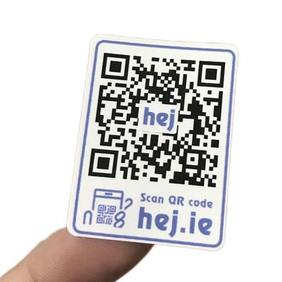 China Waterproof Factory Printing 2D 3D Obvious QR Code Sticker Security Label Custom QR Code Adhesive Sticker Tamper Label for sale