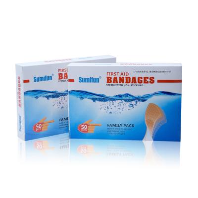 China Hot Sale Sumifun Band-Aid Brand Flexible Fabric Adhesive Bandages Massage Medical Plaster Spots OEM ODM 50*40*40cm for sale