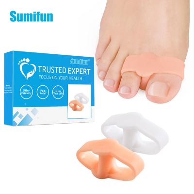 China Toe Best Selling Two Color Toe Separator Thumb Sleeve Feet Bunion Corns Foot Health Care Pedicure Tools Spots OEM ODM for sale